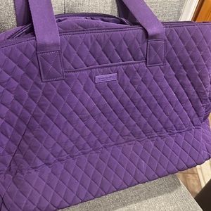 Purple Vera Bradley duffle